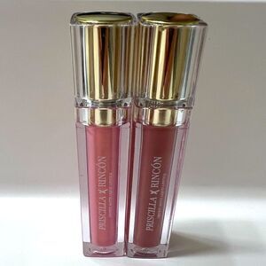 Priscilla Rincon "Flirty" and “Bossy” Liquid Lipstick Lipgloss Bundle, NWOT